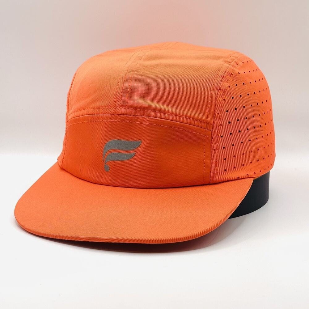 Orange Fabletics Cap Hat One Size Adjustable Draw String Ventilated Sides